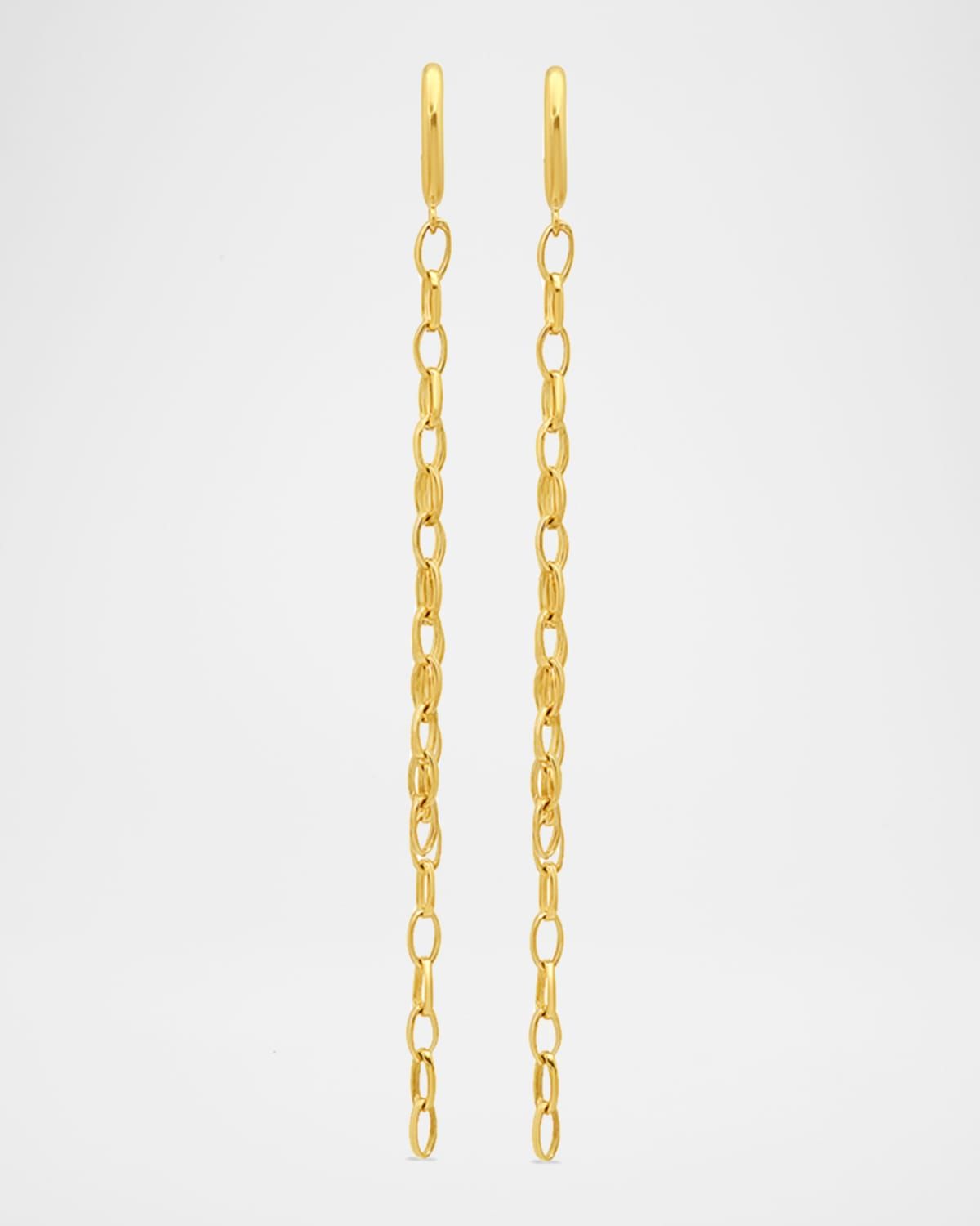 Edith Link Stud Earrings with Edith Link Fringe