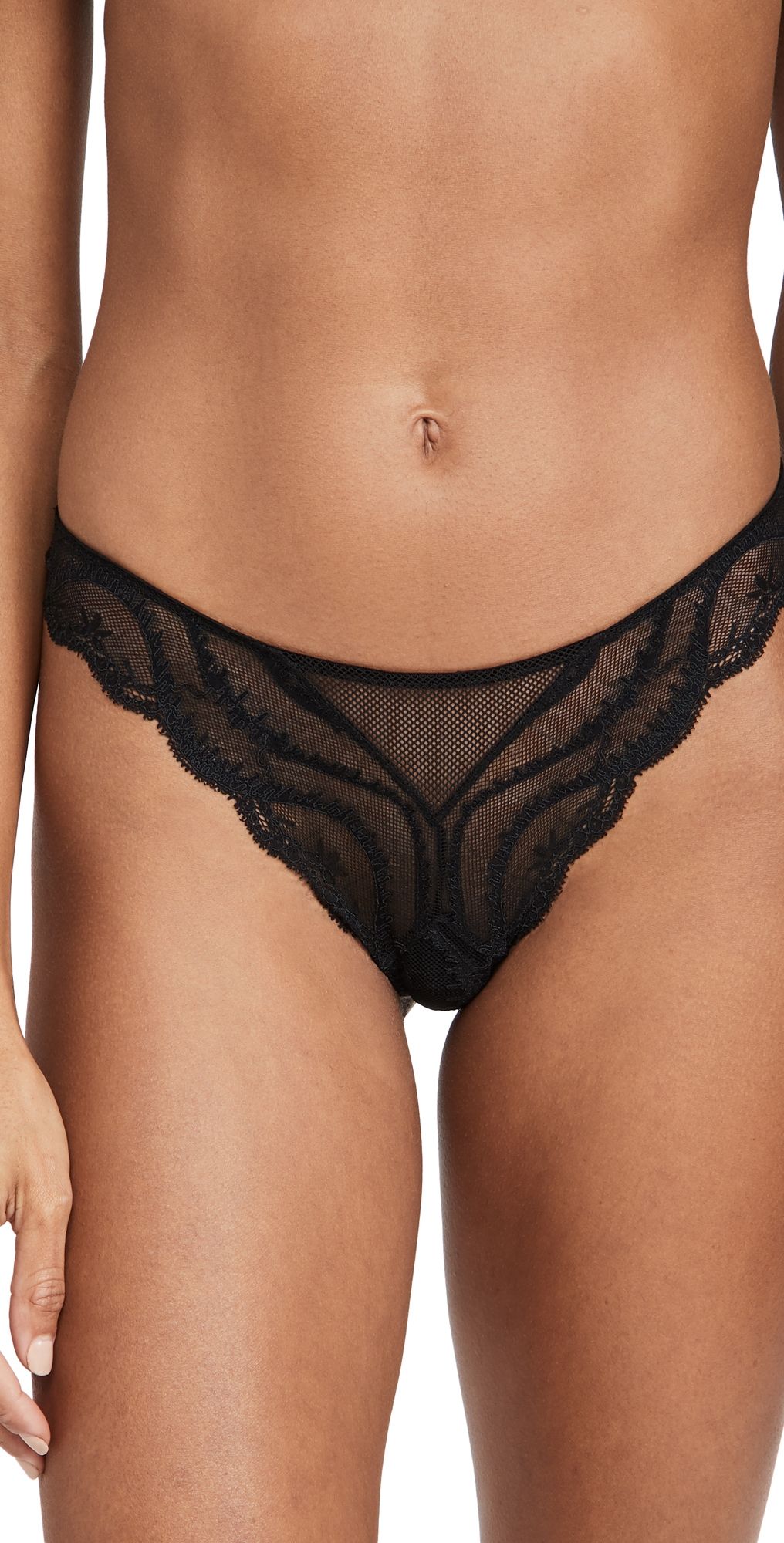 Kiki De Montparnasse Leche Moi Thong Black M