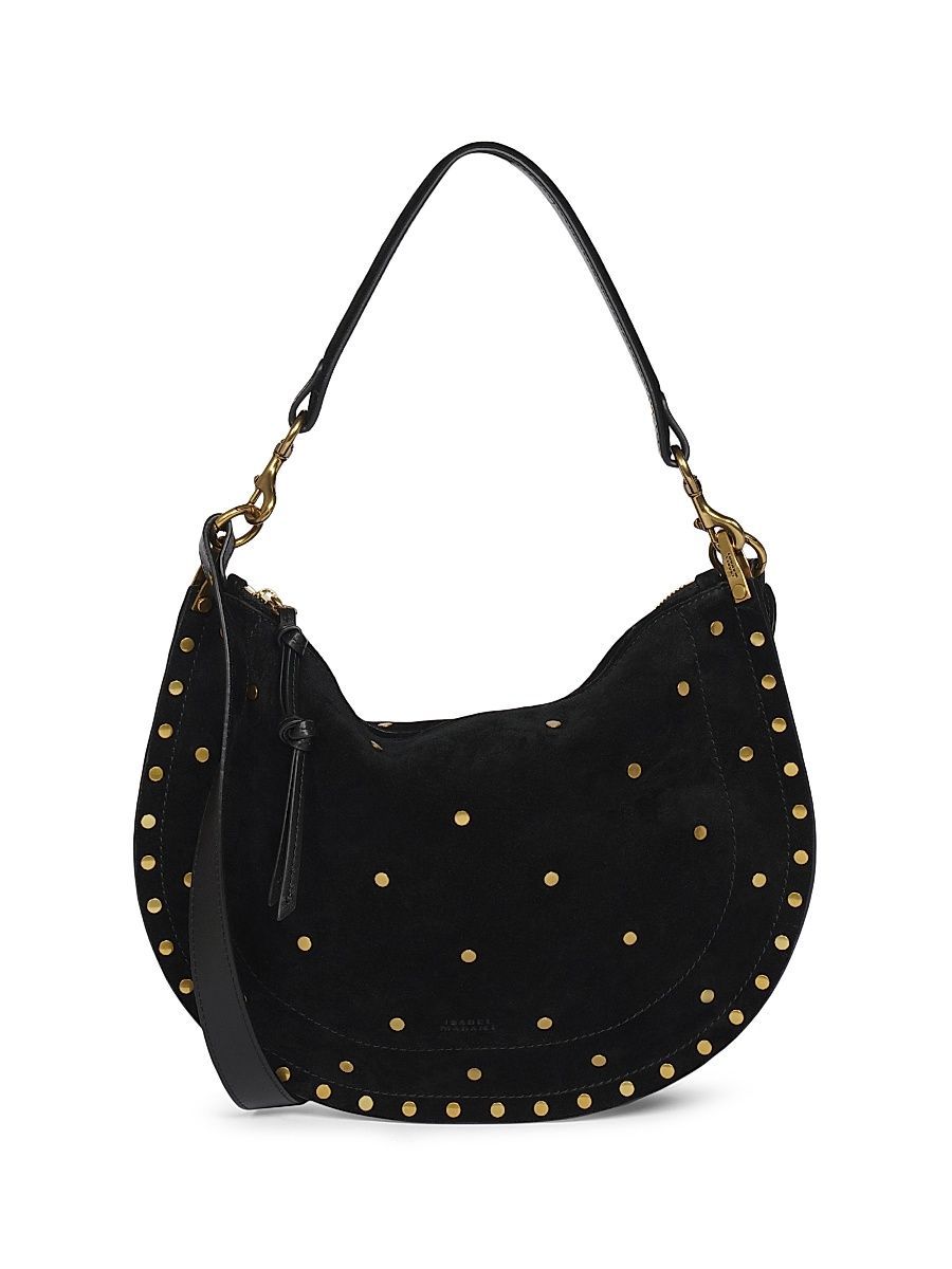 Women's Oskan Suede Shoulder Bag - Black