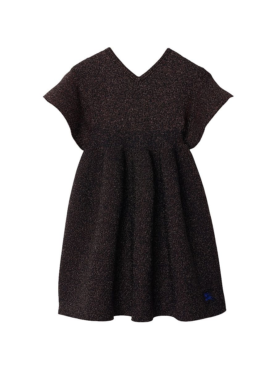 Little Girl's & Girl's Roslin Metallic Dress - Black - Size 4