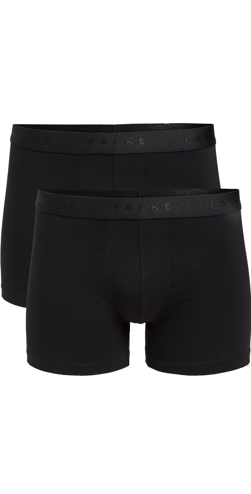 Falke Cotton Boxer Briefs 2 Pack Black L