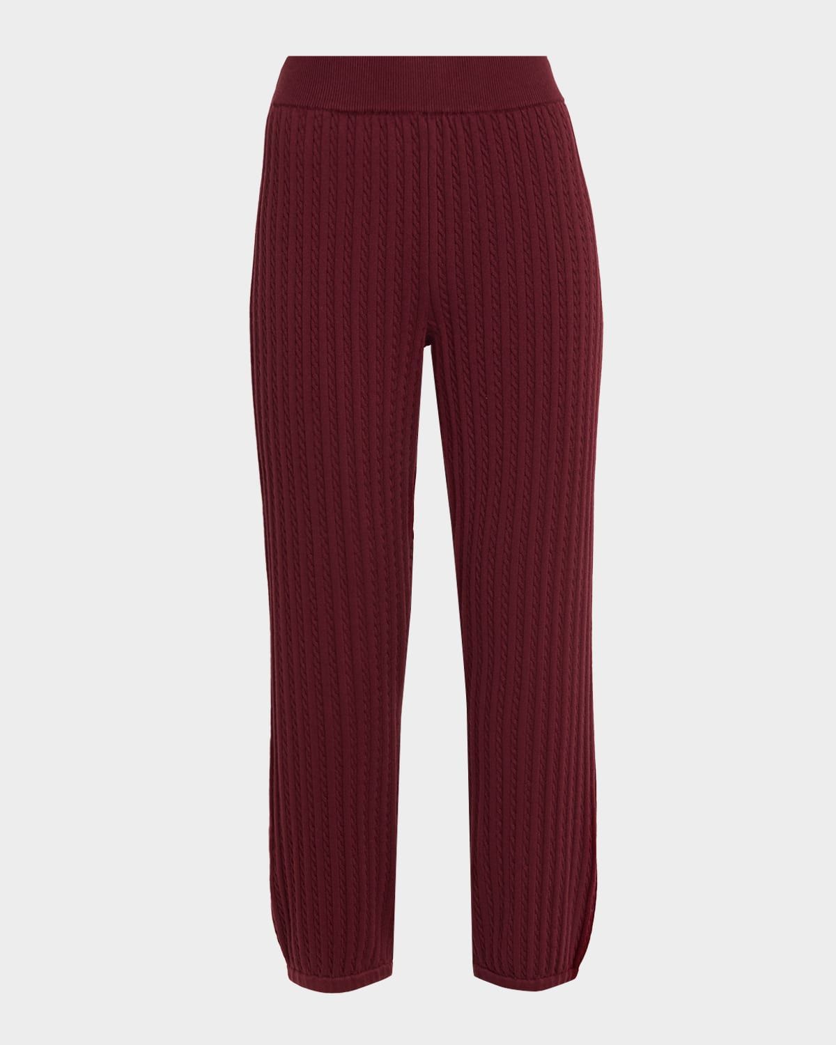Tillie Cashmere-Cotton Travel Pants