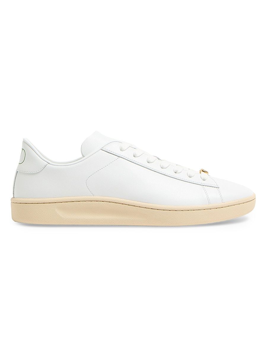 Men's Royco Sneakers in Nappa Calfskin - White - Size 7.5