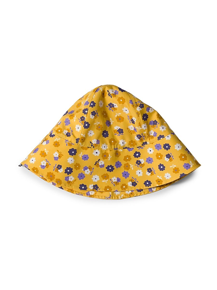 Women's Poplin Bucket Hat - Yellow - Size Medium