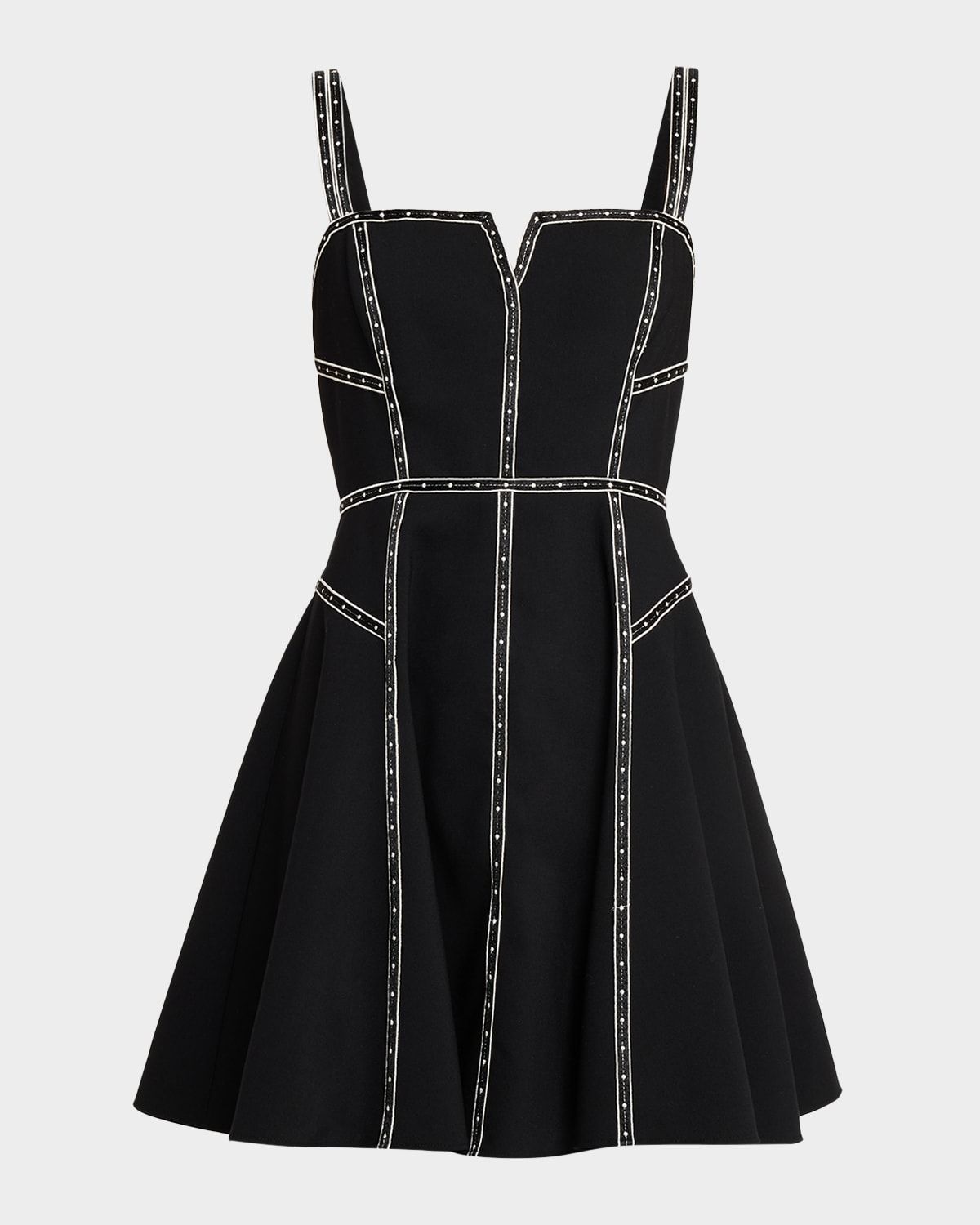 Jelena Ribbon Embellished Mini Dress