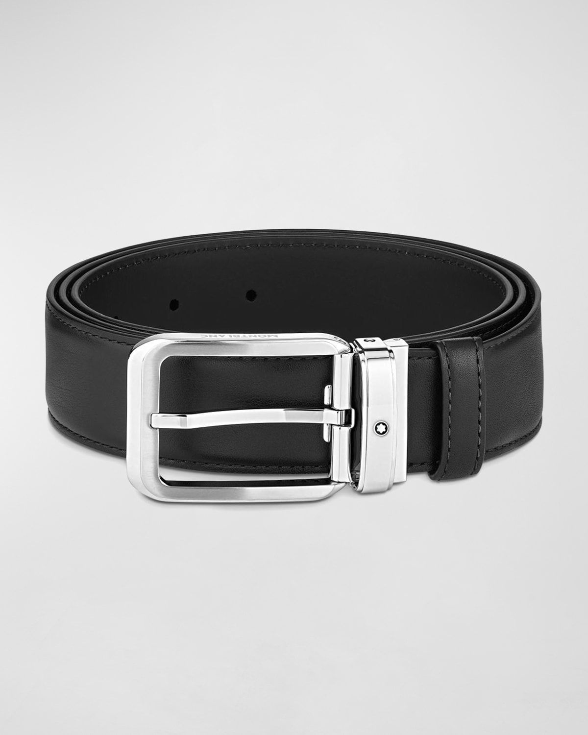 Men & apos;s Rectangle Pin Buckle Leather Belt