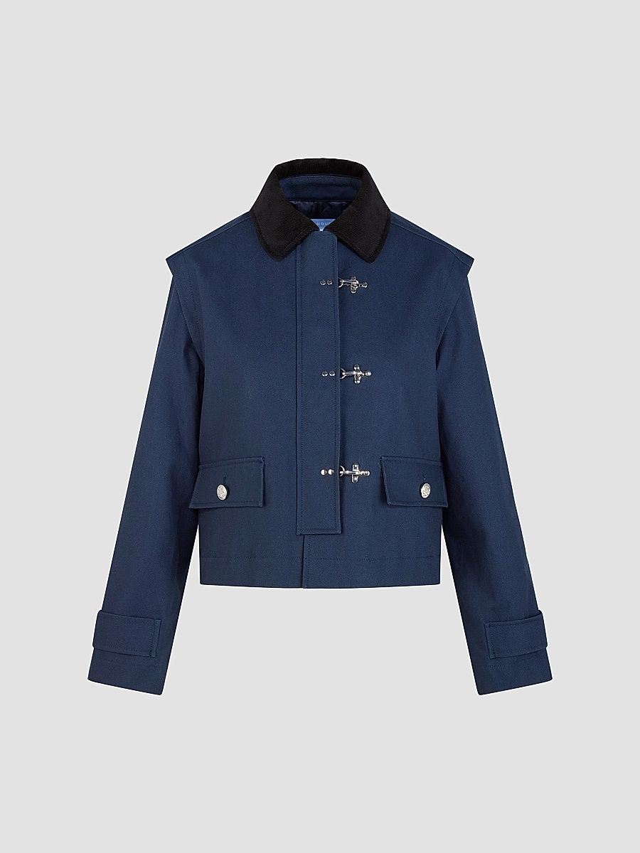 Hill House Home Women's The Clarisse Jacket - Navy - Size XXL