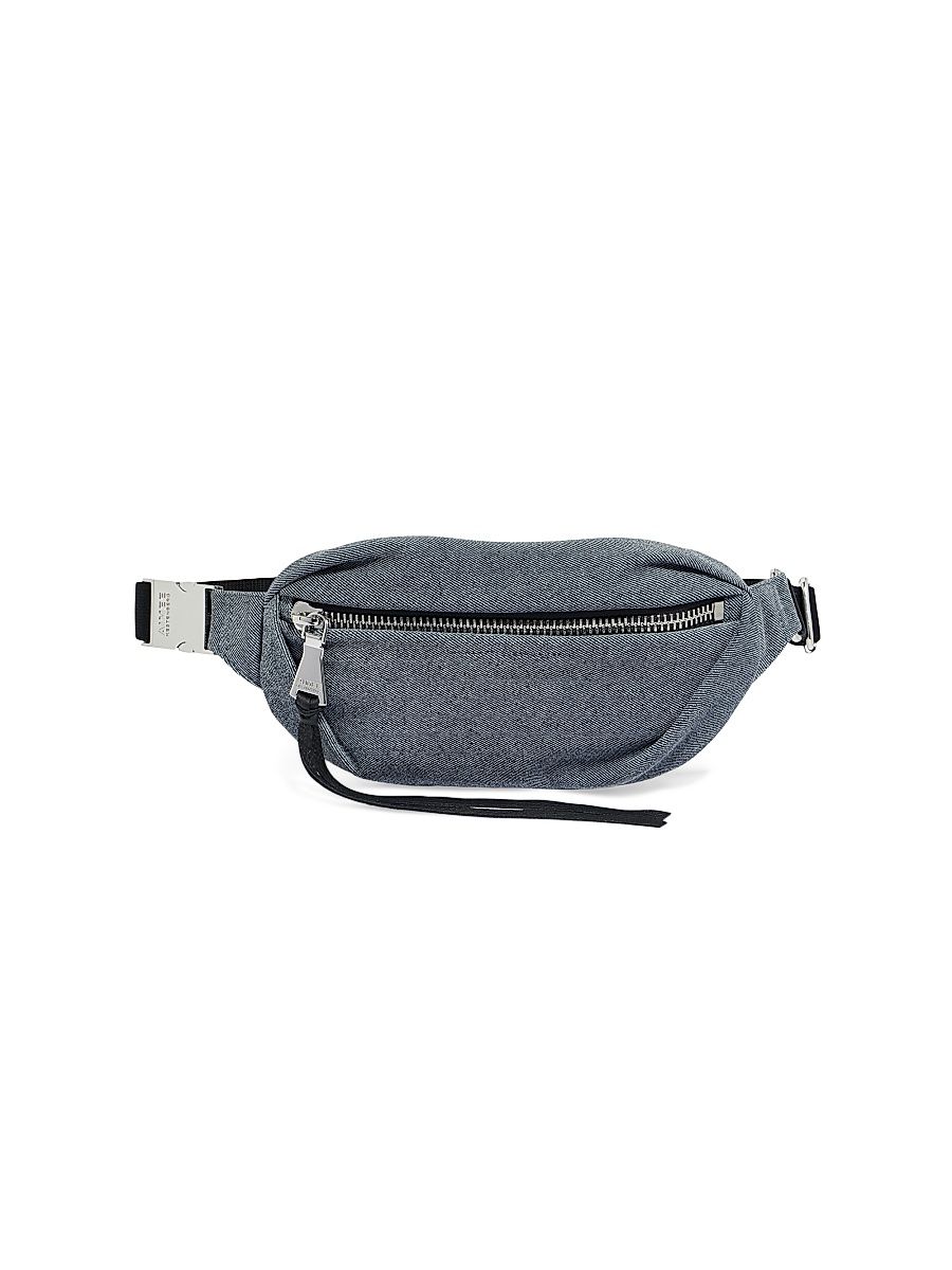 Women's Milan Leather Bum Bag - Dark Denim