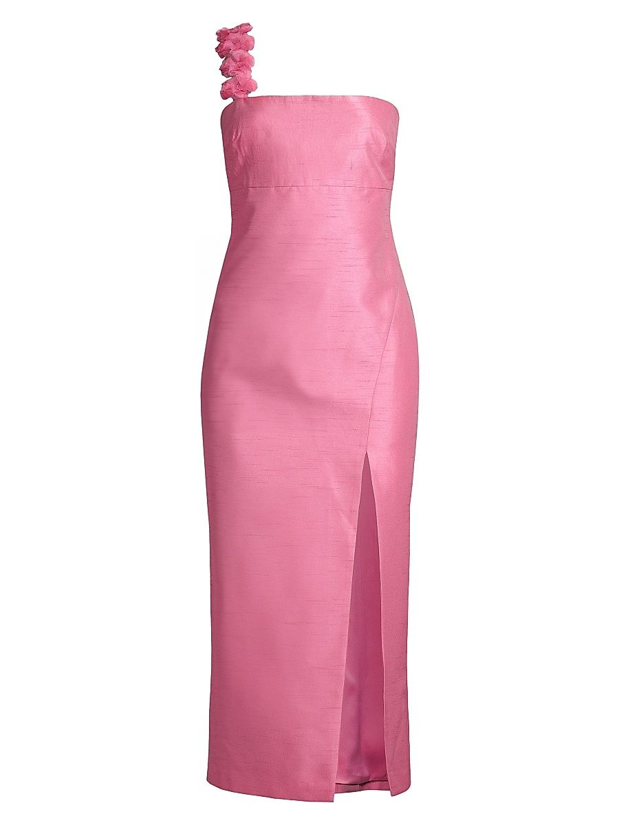 Women's Ash One-Shoulder Dress - Pink Sugar - Size 4