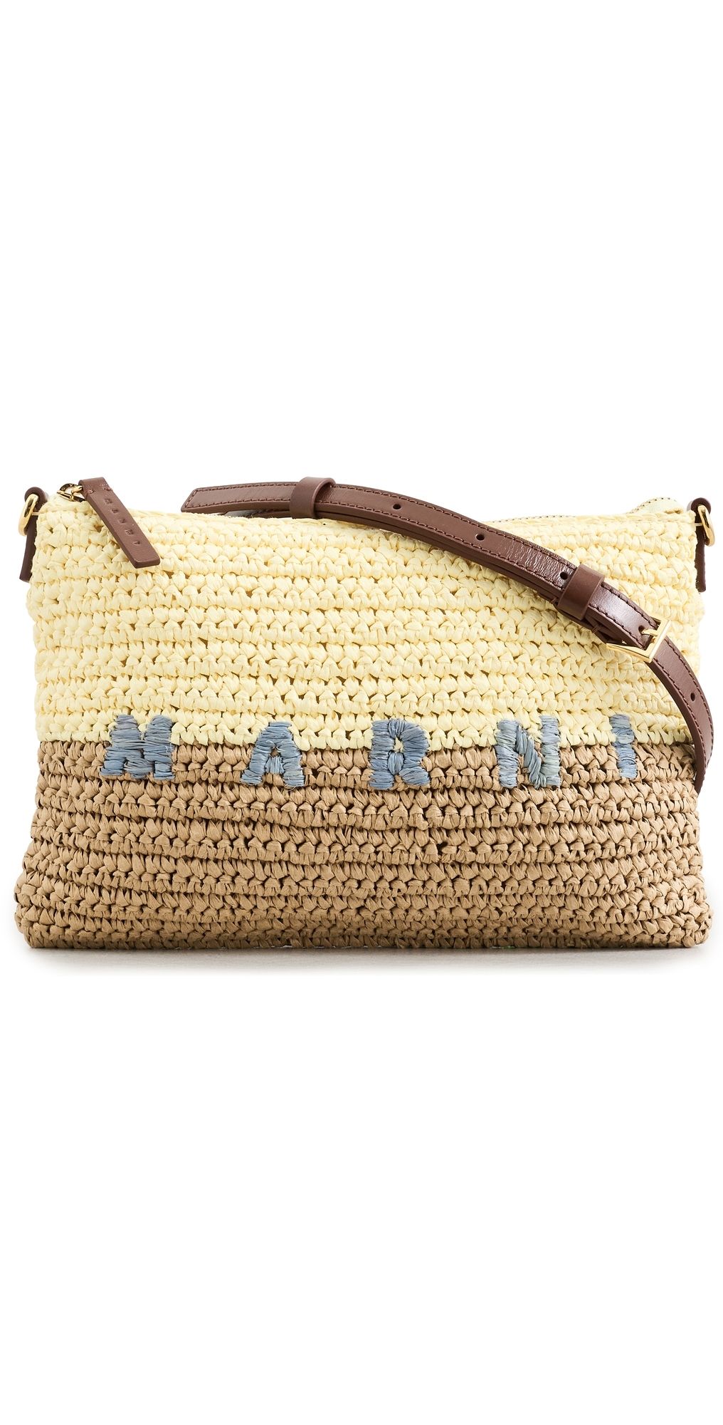 Marni Flat Pouchette VANILLA/POMPEII/SHADOW One Size