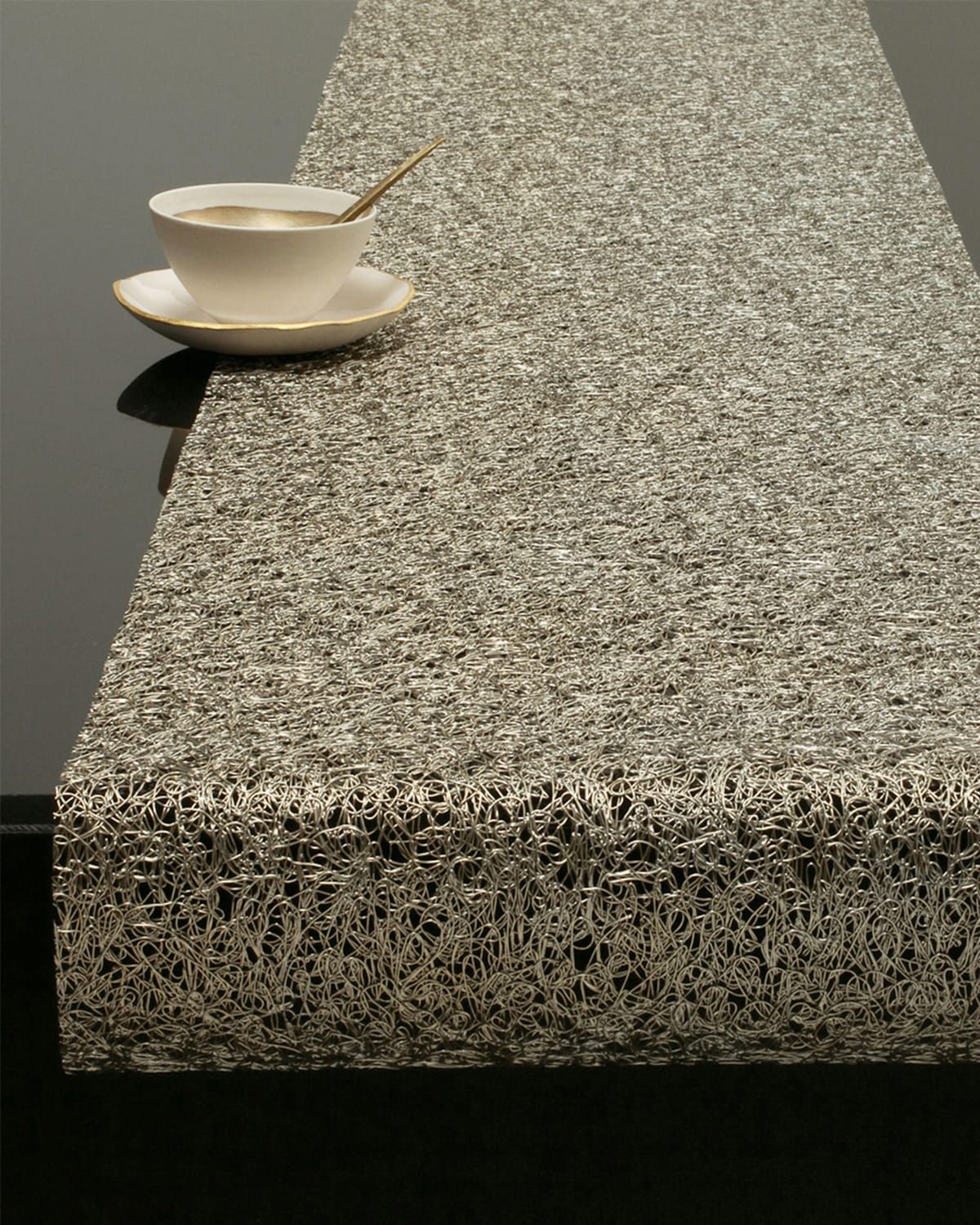 Metallic Lace Table Runner