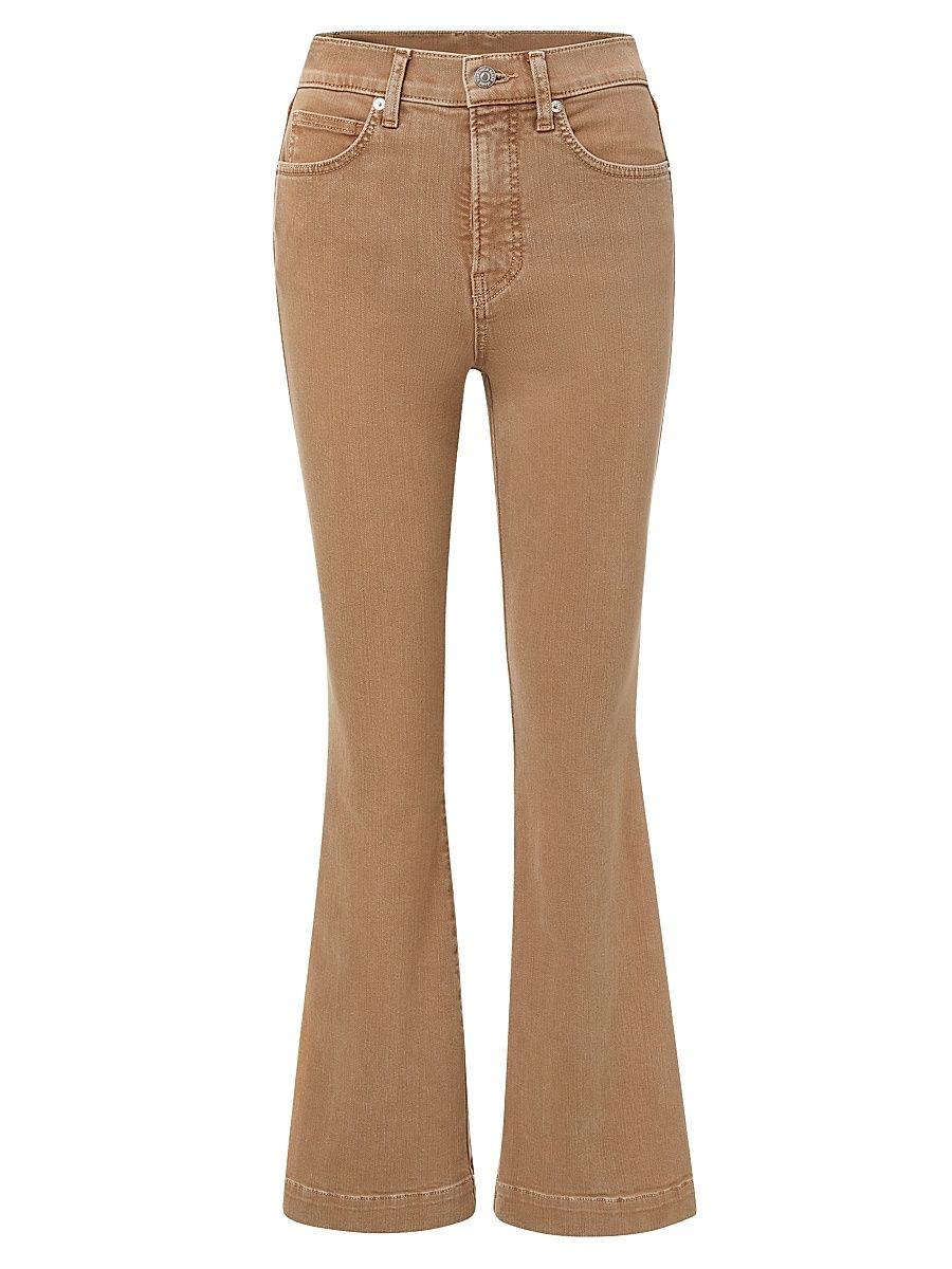 Women's Carson High-Rise Flare Pants - Tan Sierra - Size 32