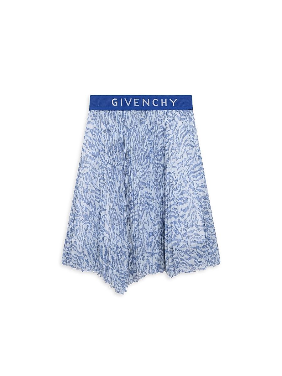 Little Girl's Mini Me Asymmetric Pleated Skirt - Unique - Size 12
