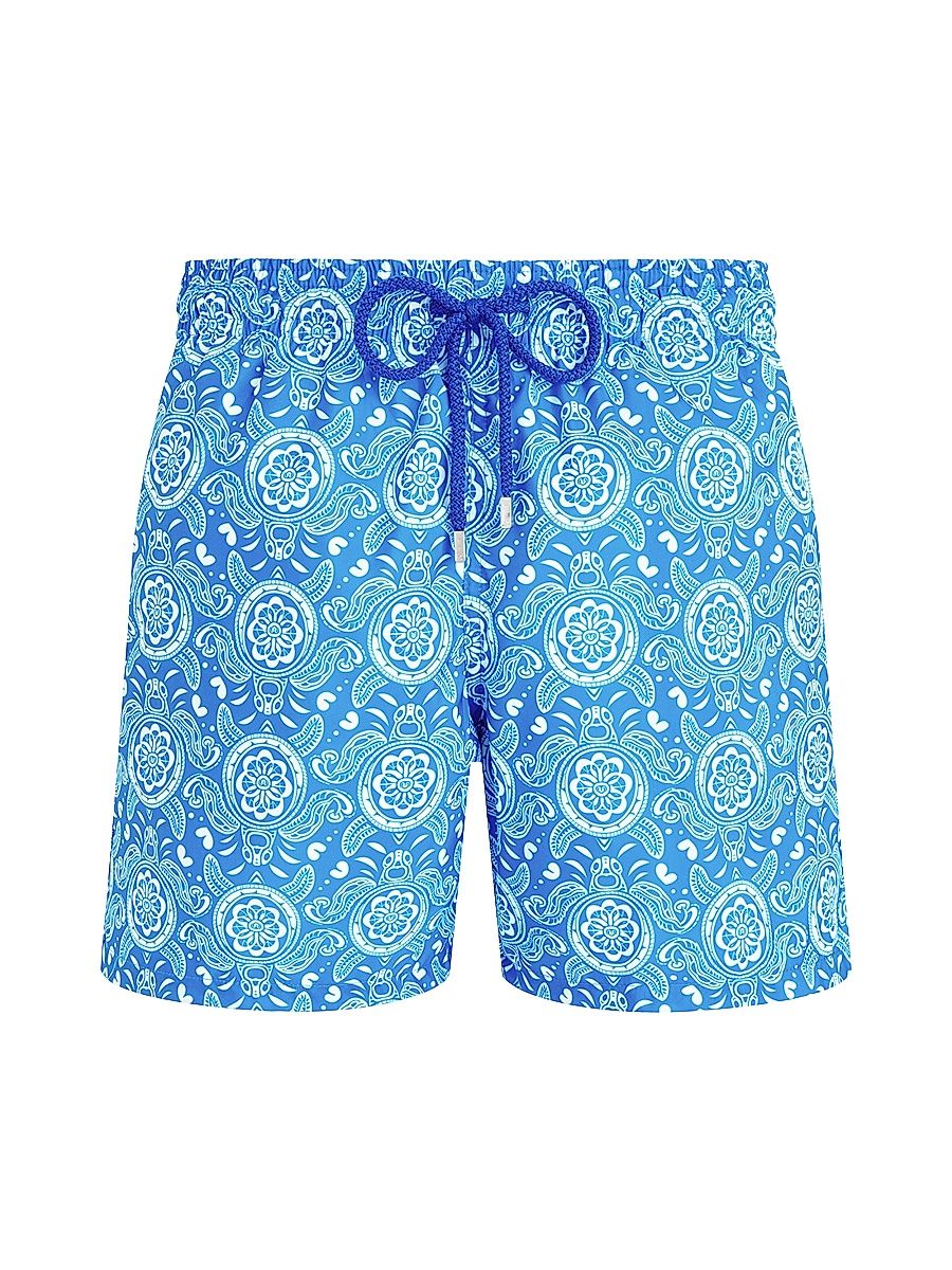 Men's Graphic Turtle Swim Shorts - Palace - Size Large