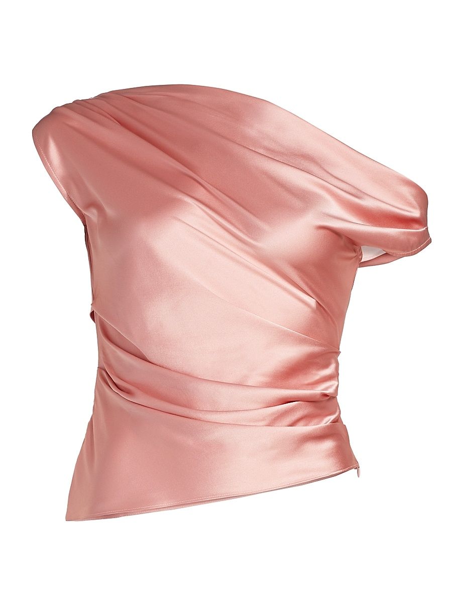 Women's Phare Silk Top - Rose - Size 12