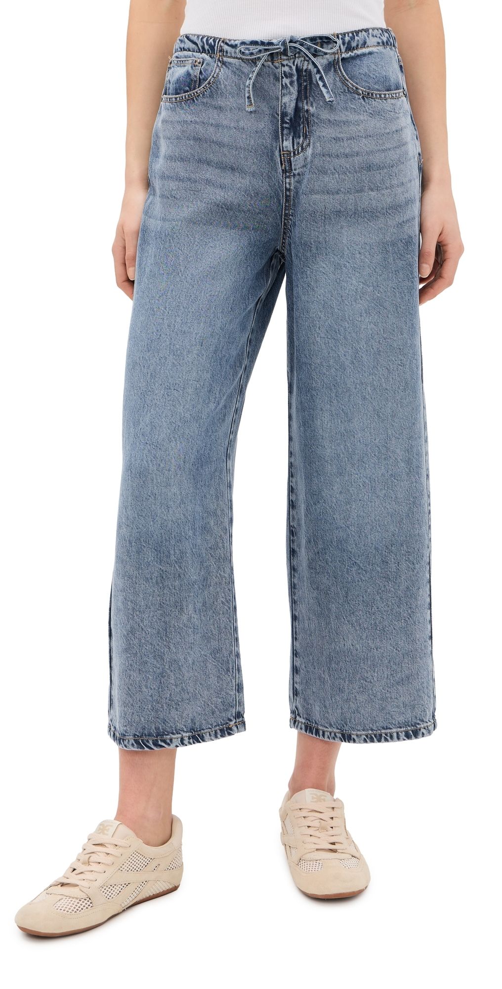 Splendid Lounge Denim Crop Pants Indigo XS