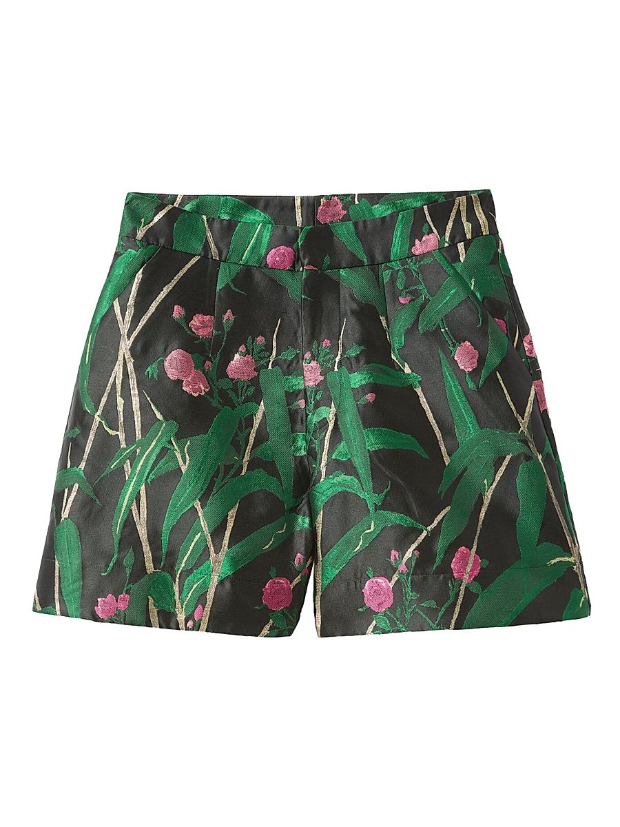 Women's Good Butt Shorts - Bamboo Jacquard Black - Size Small