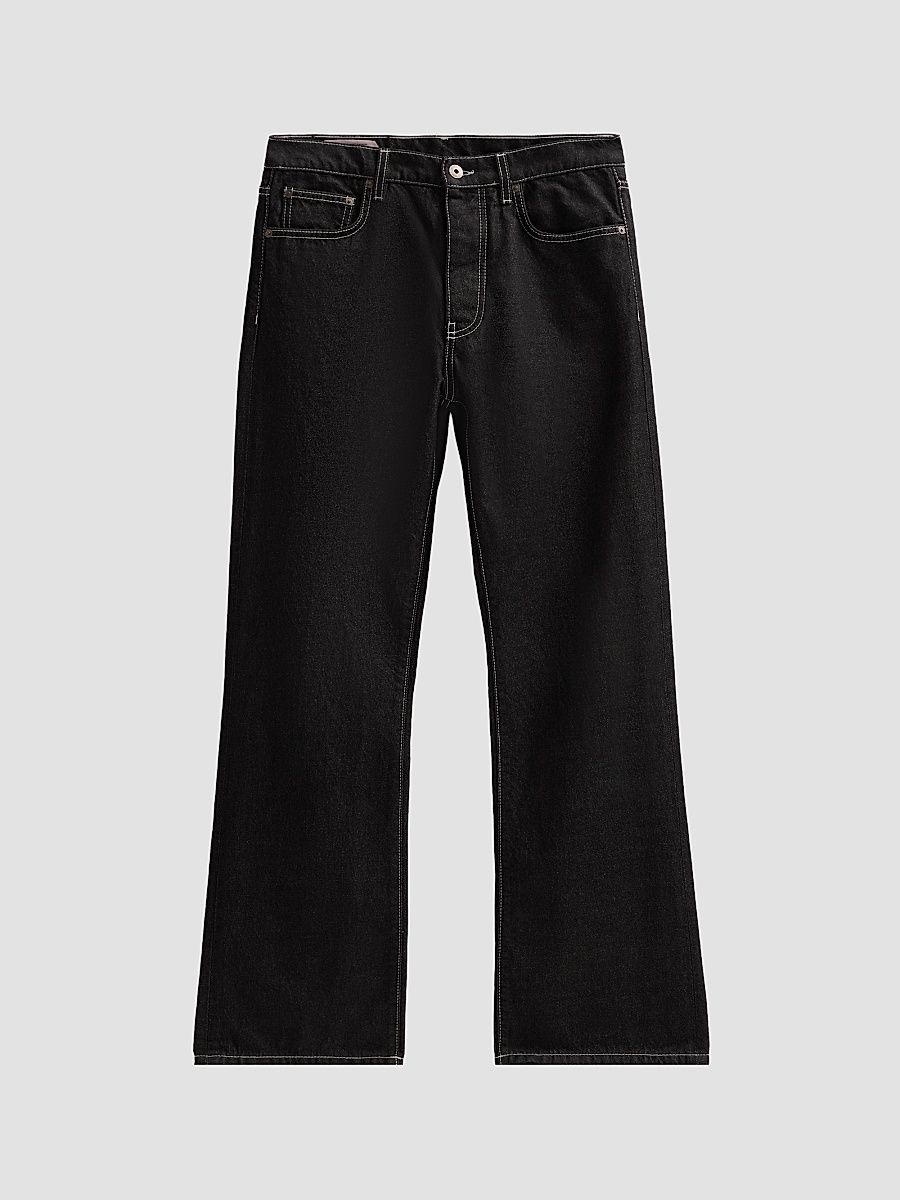 Men's Slim Relaxed Jeans - Black - Size 16.5