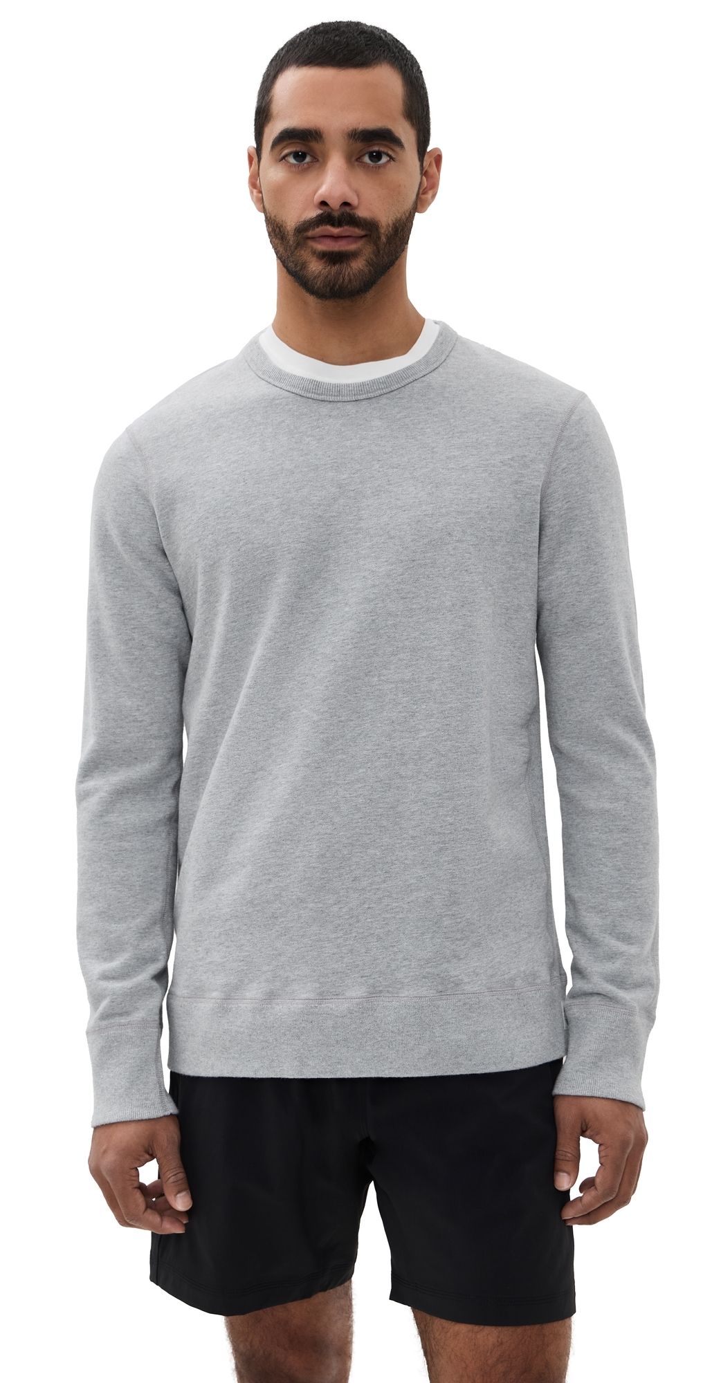 Reigning Champ Mid-Weight Terry Slim Crew Neck Hgrey L