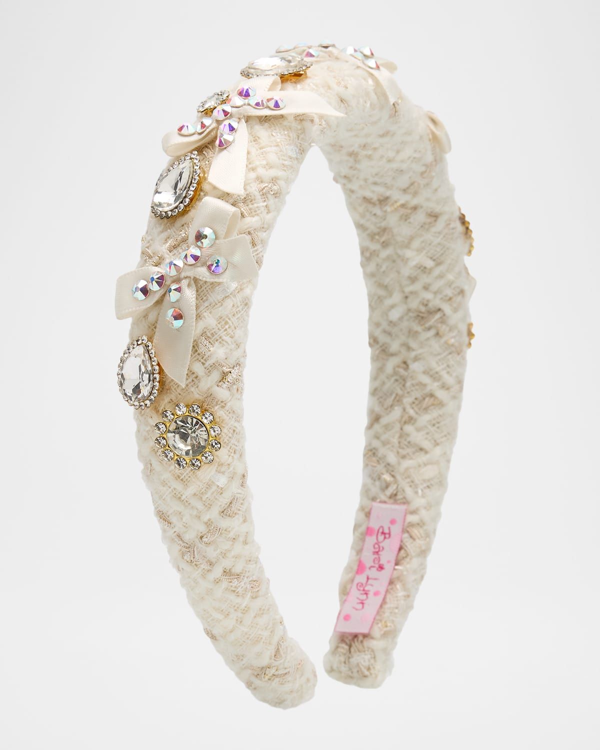 Girl & apos;s Tweed Gems Headband