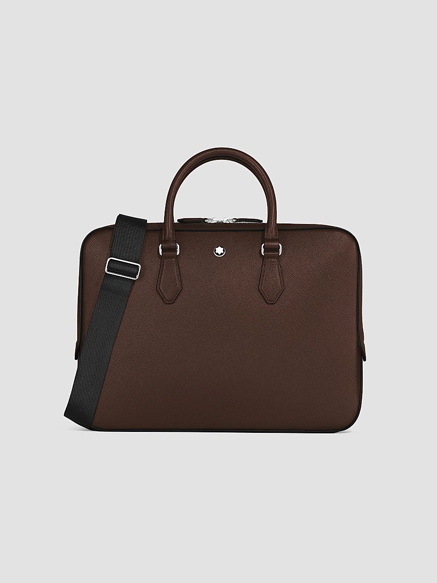 Montblanc Men's Sartorial Leather Document Case - Brown
