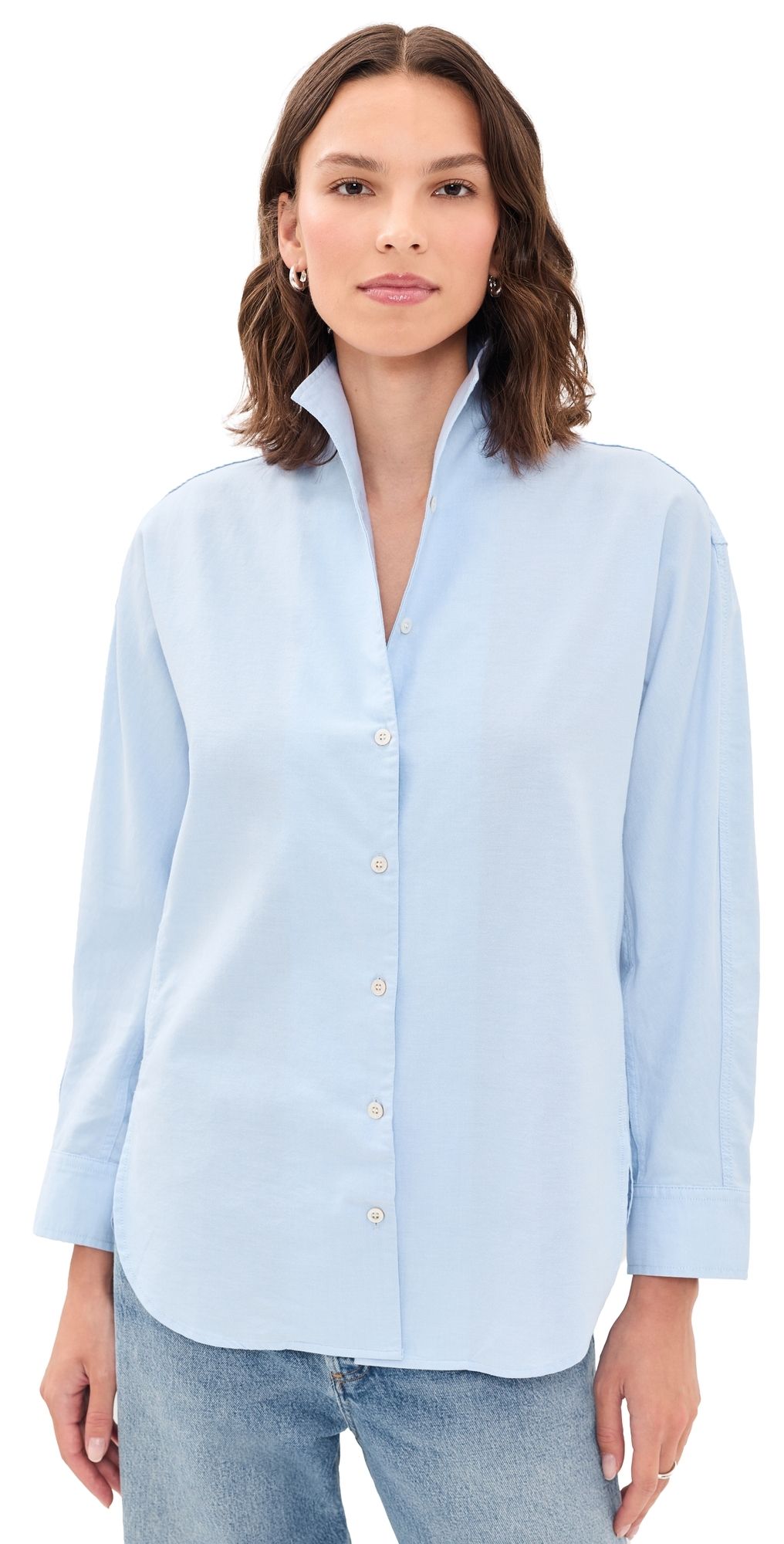 AYR The Tate Top Blue Oxford M