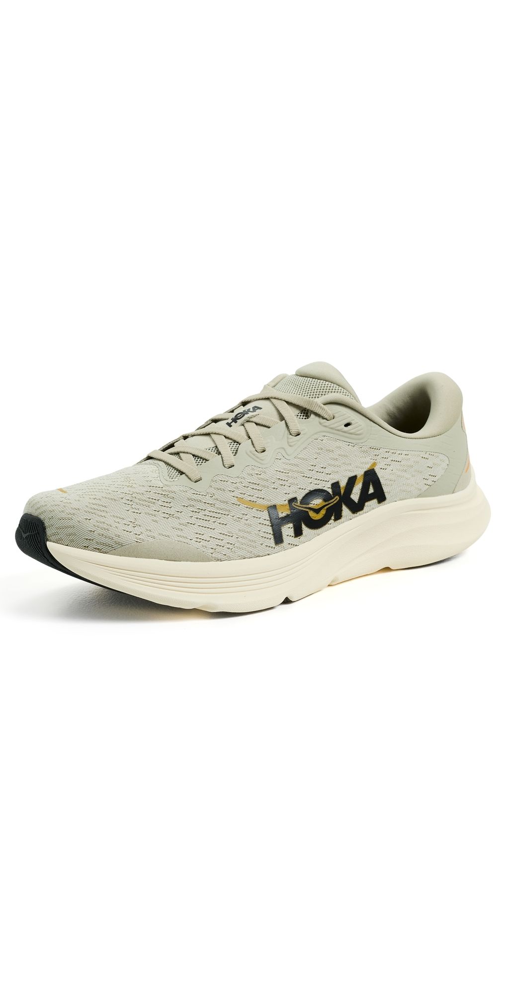 HOKA Solimar 2 Sneakers Oyster Mushroom/Yellow 12