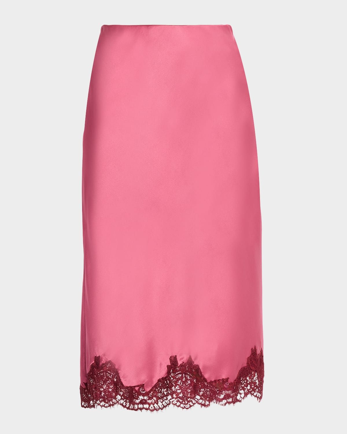 Malina Silk Midi Skirt