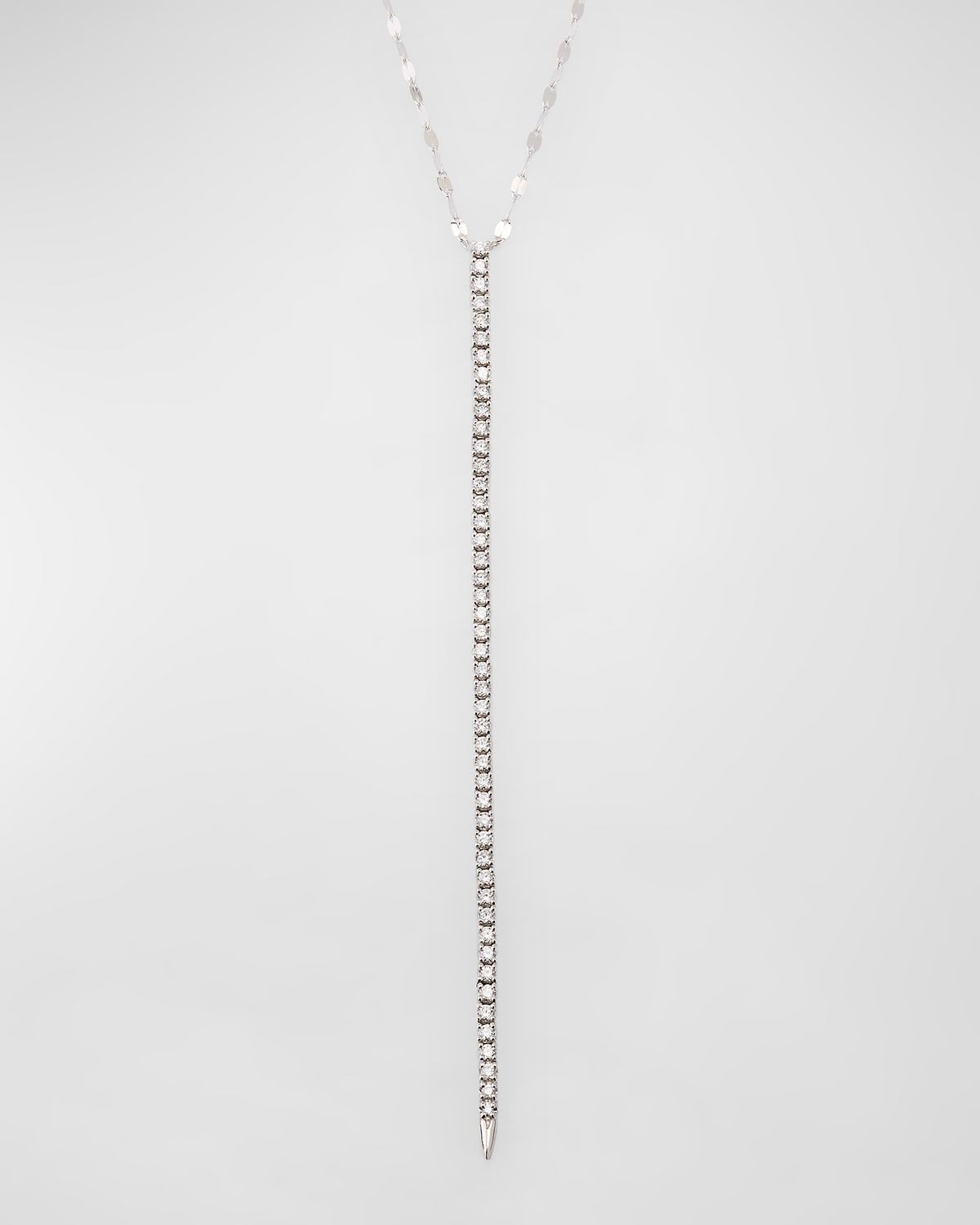 14K Gold Flawless Tennis Lariat with Diamonds