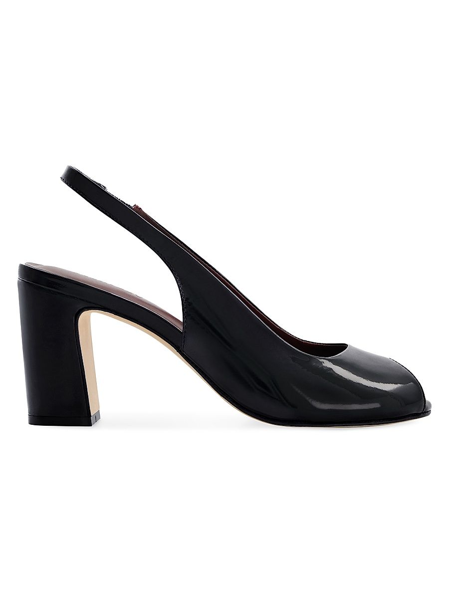Women's Adell Peep Toe Pumps - Black - Size 9.5