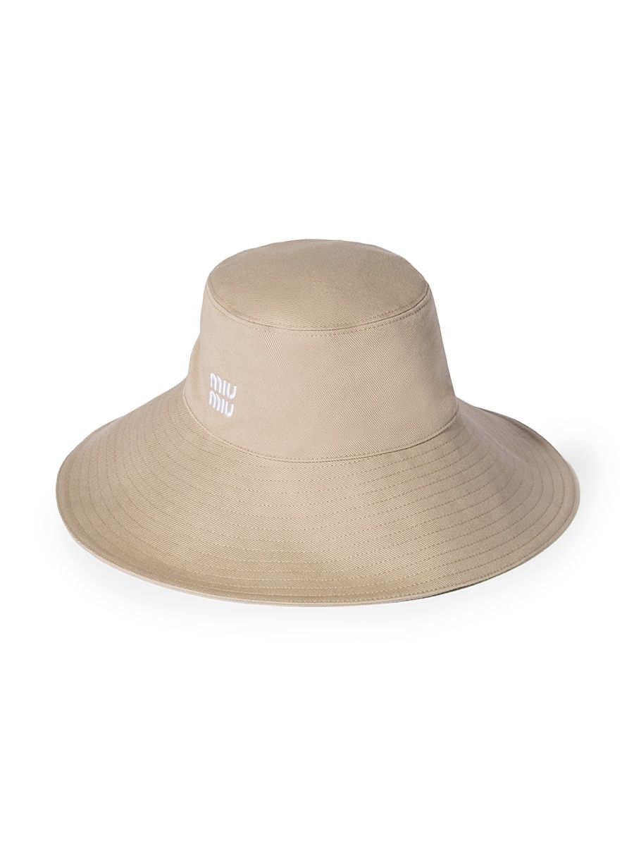 Women's Denim Hat - Beige Khaki - Size Small