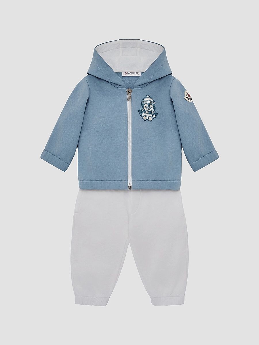 Baby Boy's & Little Boy's Set in Cotton Blend - Blue Gray - Size 3