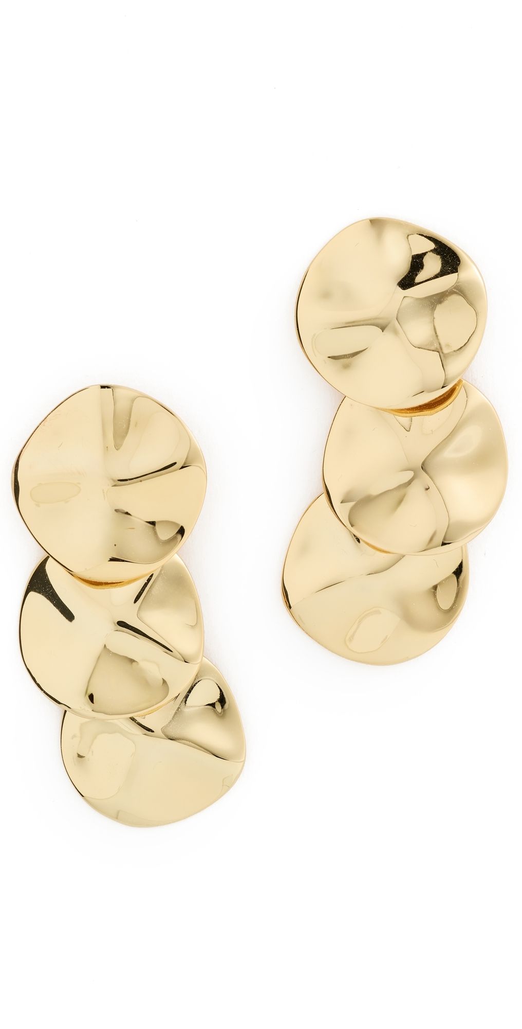 Lele Sadoughi Socialite Statement Earrings Gold One Size