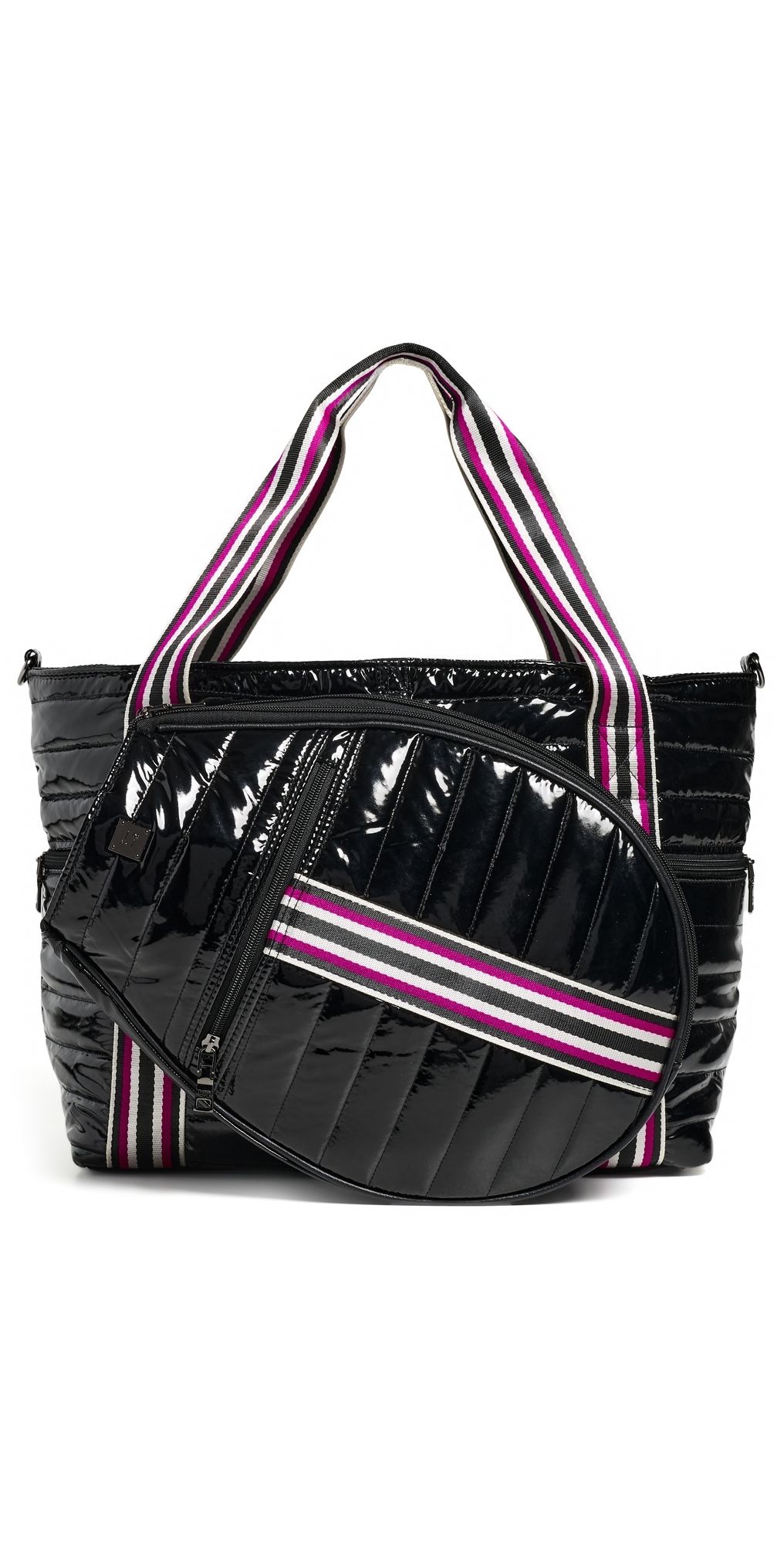 Think Royln Tennis Bag Black Patent One Size