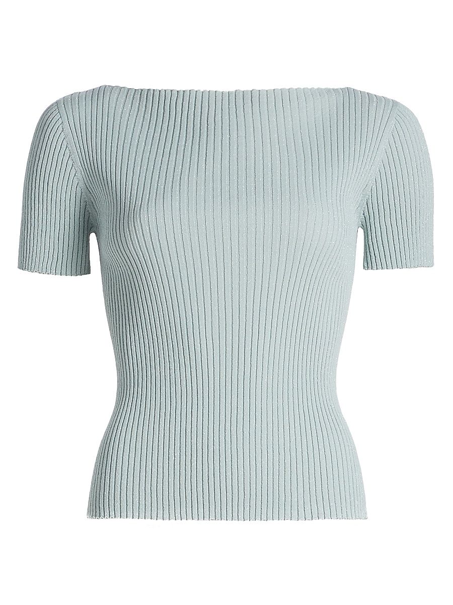Women's Blake Rib-Knit T-Shirt - Mirage - Size XL
