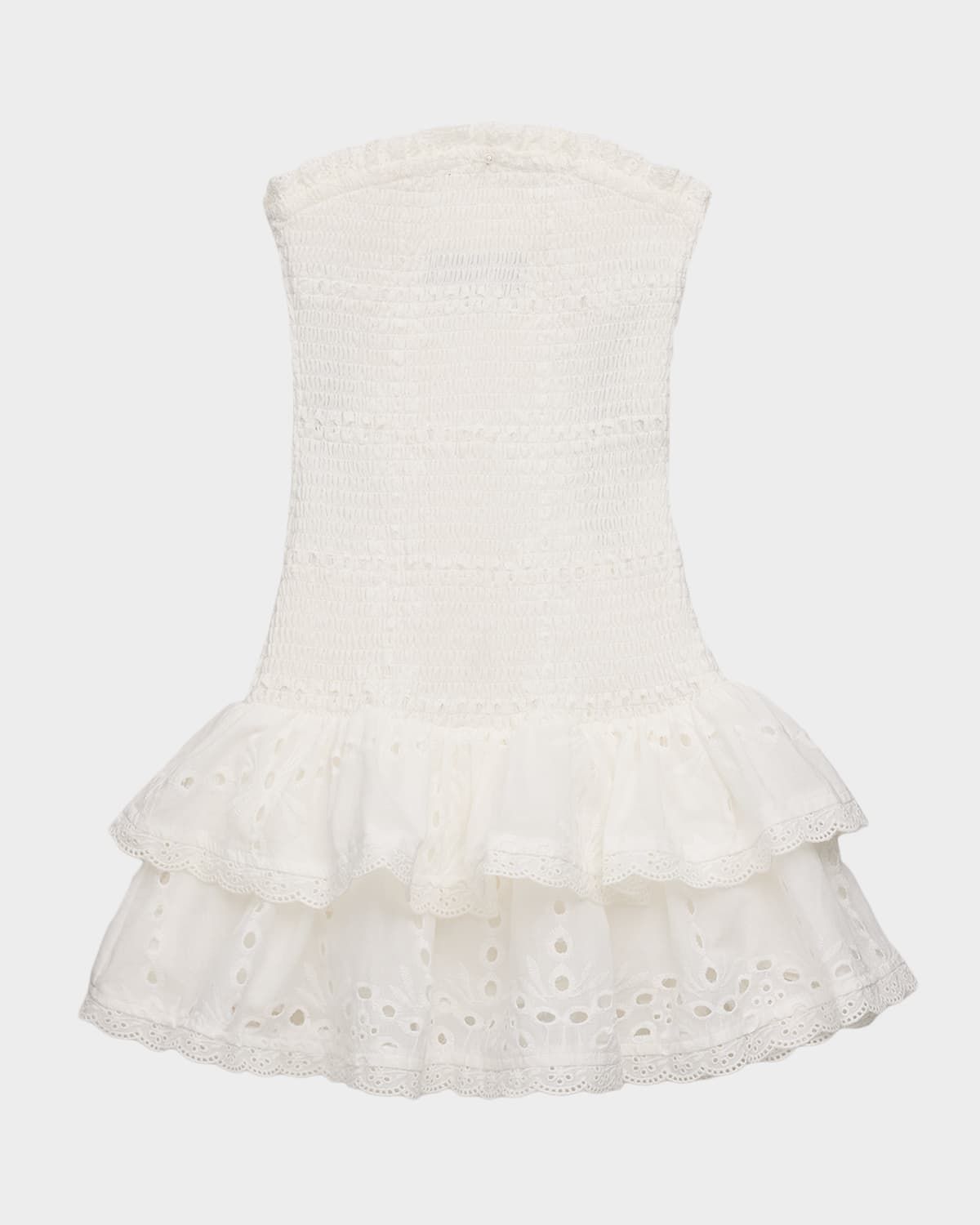 Girl & apos;s Tween Melina Strapless Tiered Mini Dress, Size S-XL