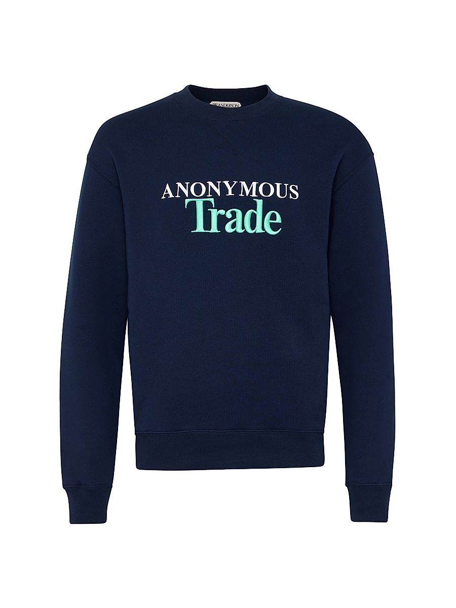 Men's Anonymous Trade Cotton Sweatshirt - Navy - Size XXL