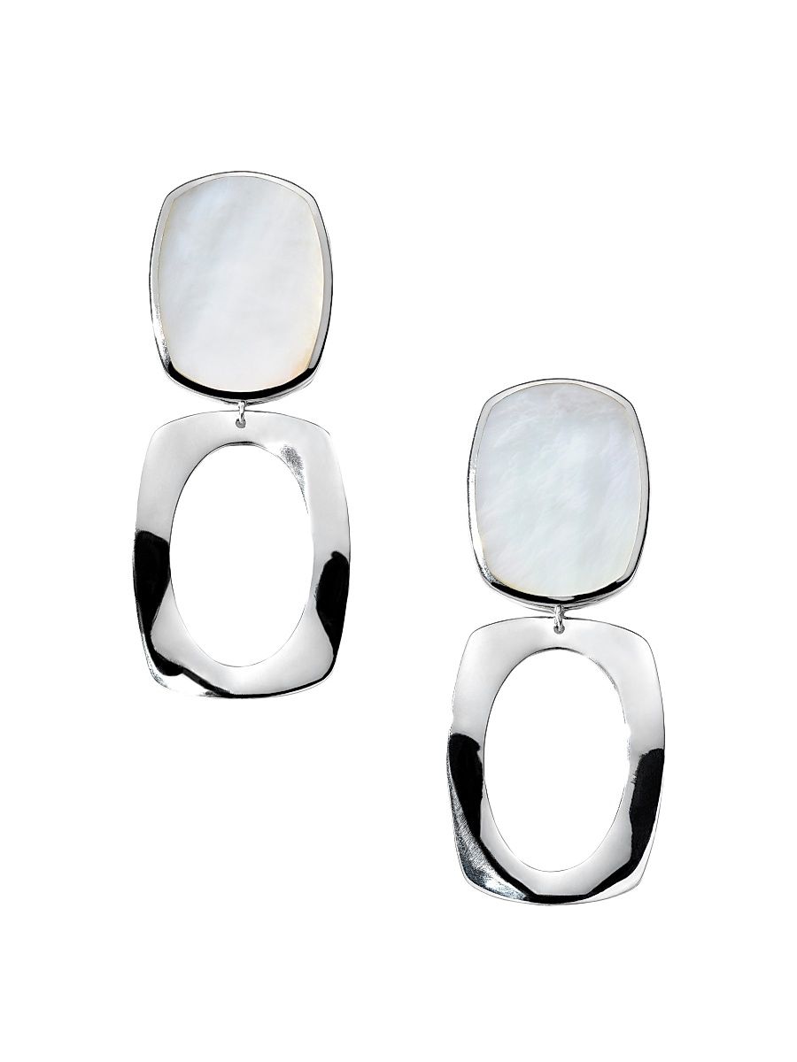 Women's Rock Candy Sterling Silver & Multi-Stone Drop Earrings - Mother Of Pearl