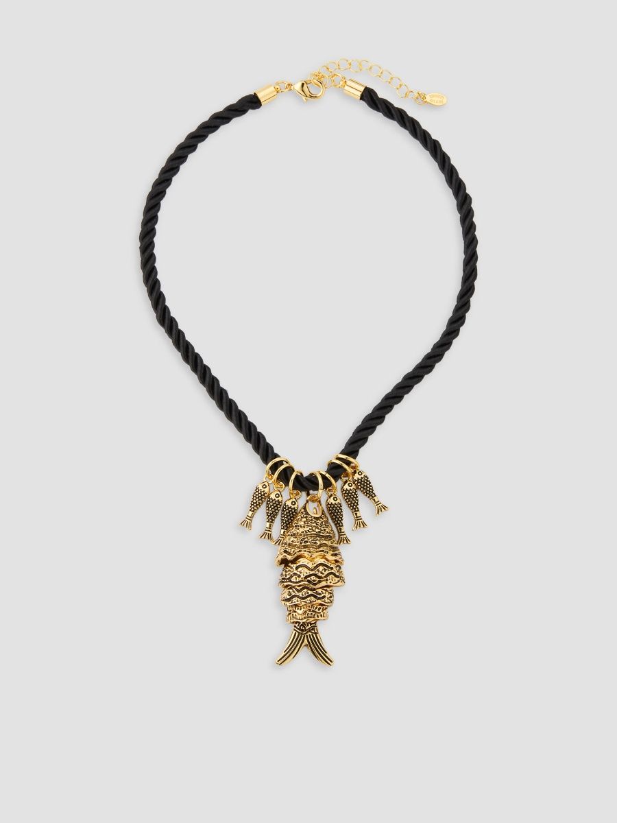 Kenneth Jay Lane Women's 18K Gold-Plated Fish Cord Necklace - Gold