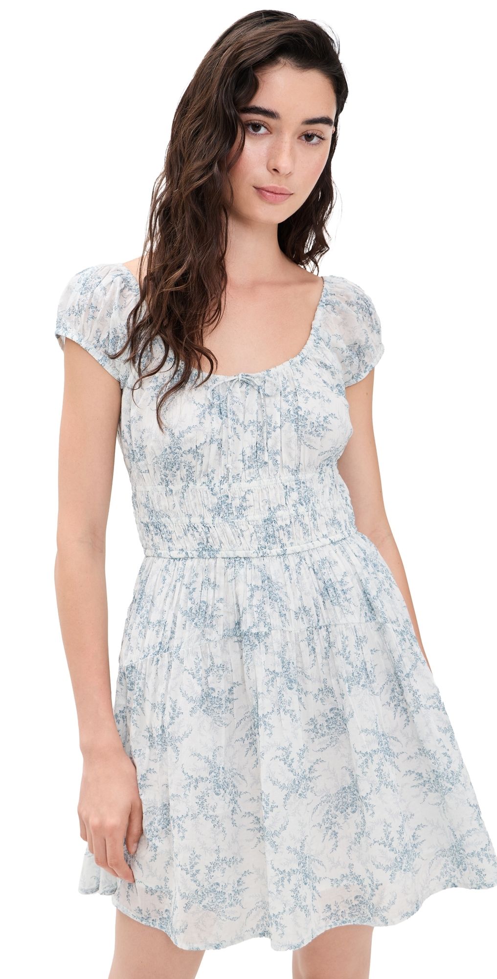 PAIGE Rosewood Dress White/Surf M