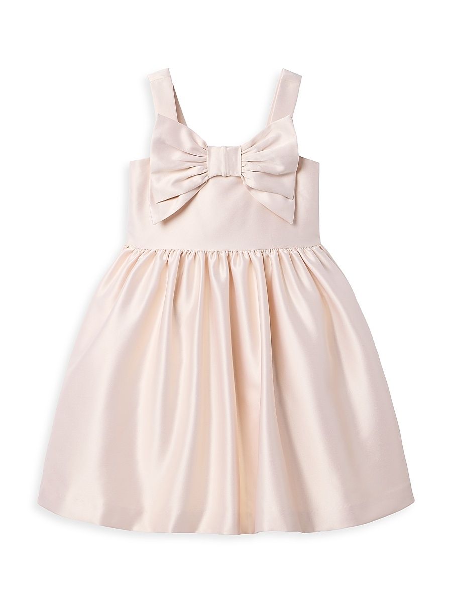 Baby Girl's, Little Girl's & Girl's Satin Bow Gala Dress - Pink - Size 10