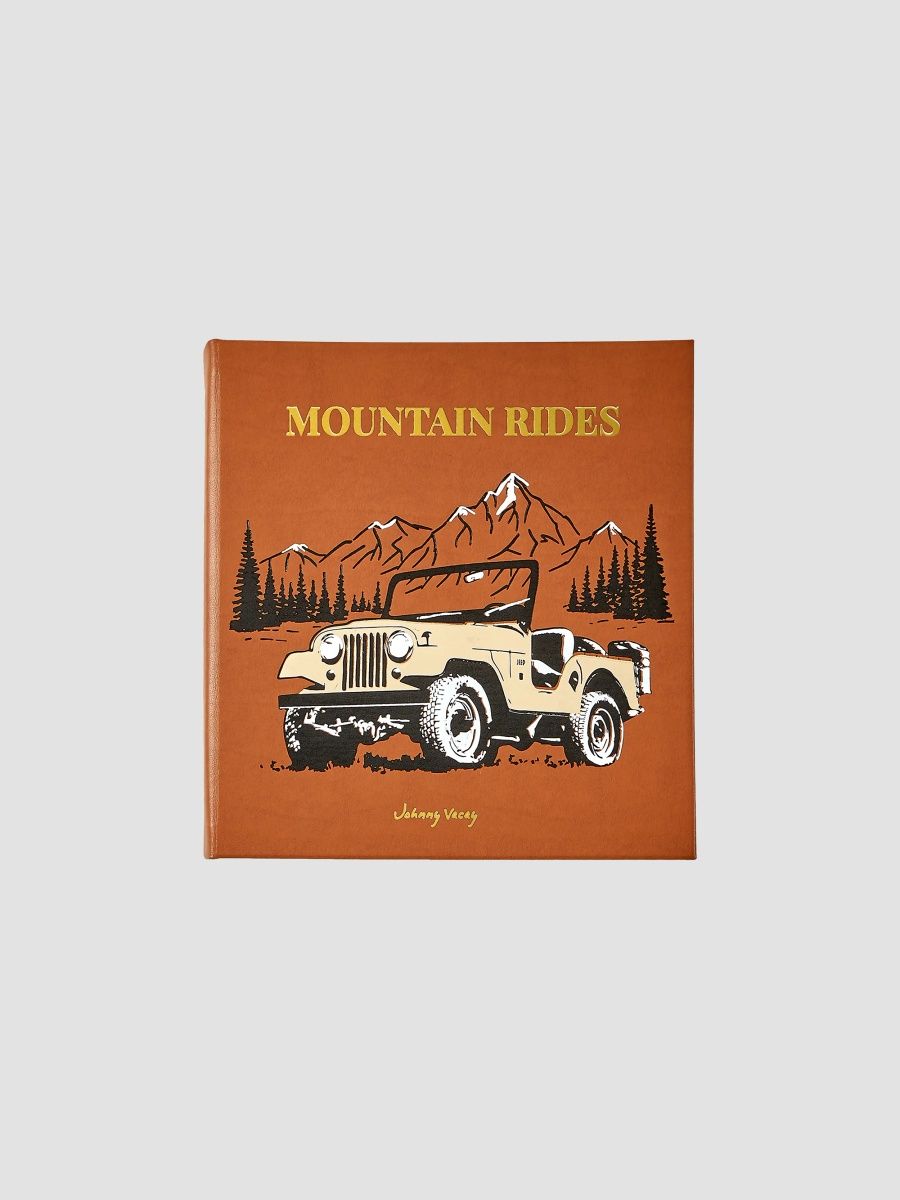 Graphic Image "Mountain Rides" Leather-Bound Hardcover Book