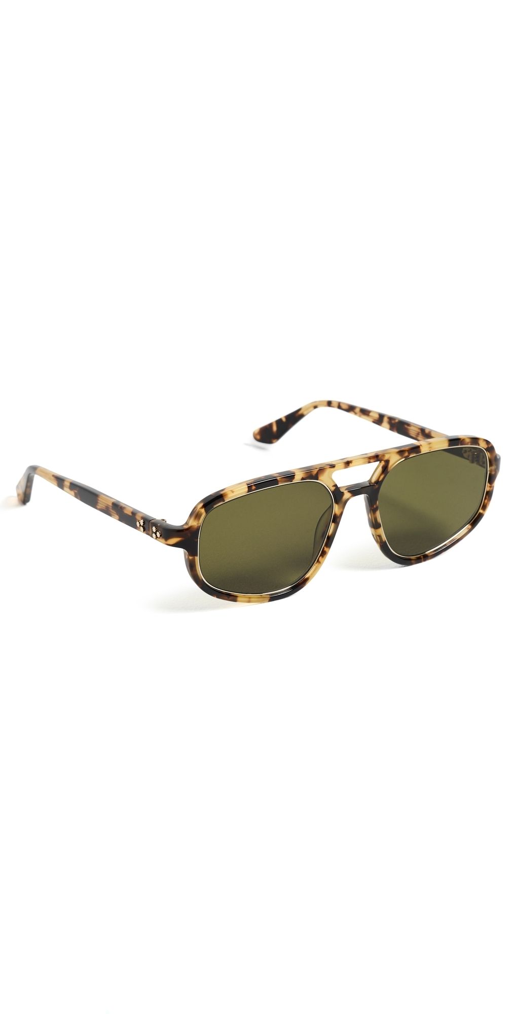 Krewe Jordan Sunglasses Nikko Tortoise/12k Polarized One Size