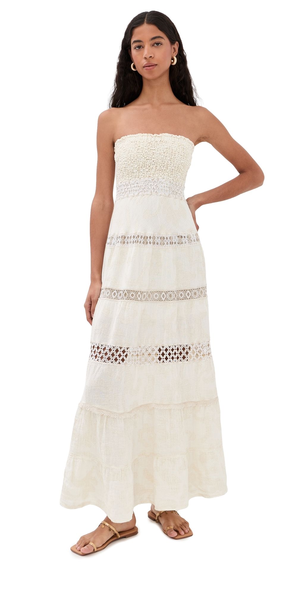 Temptation Positano Rodin Dress Gold XS