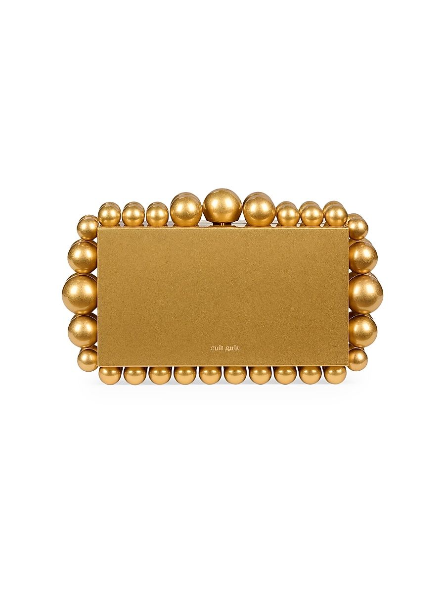 Women's Eos Box Clutch - Antique Brass