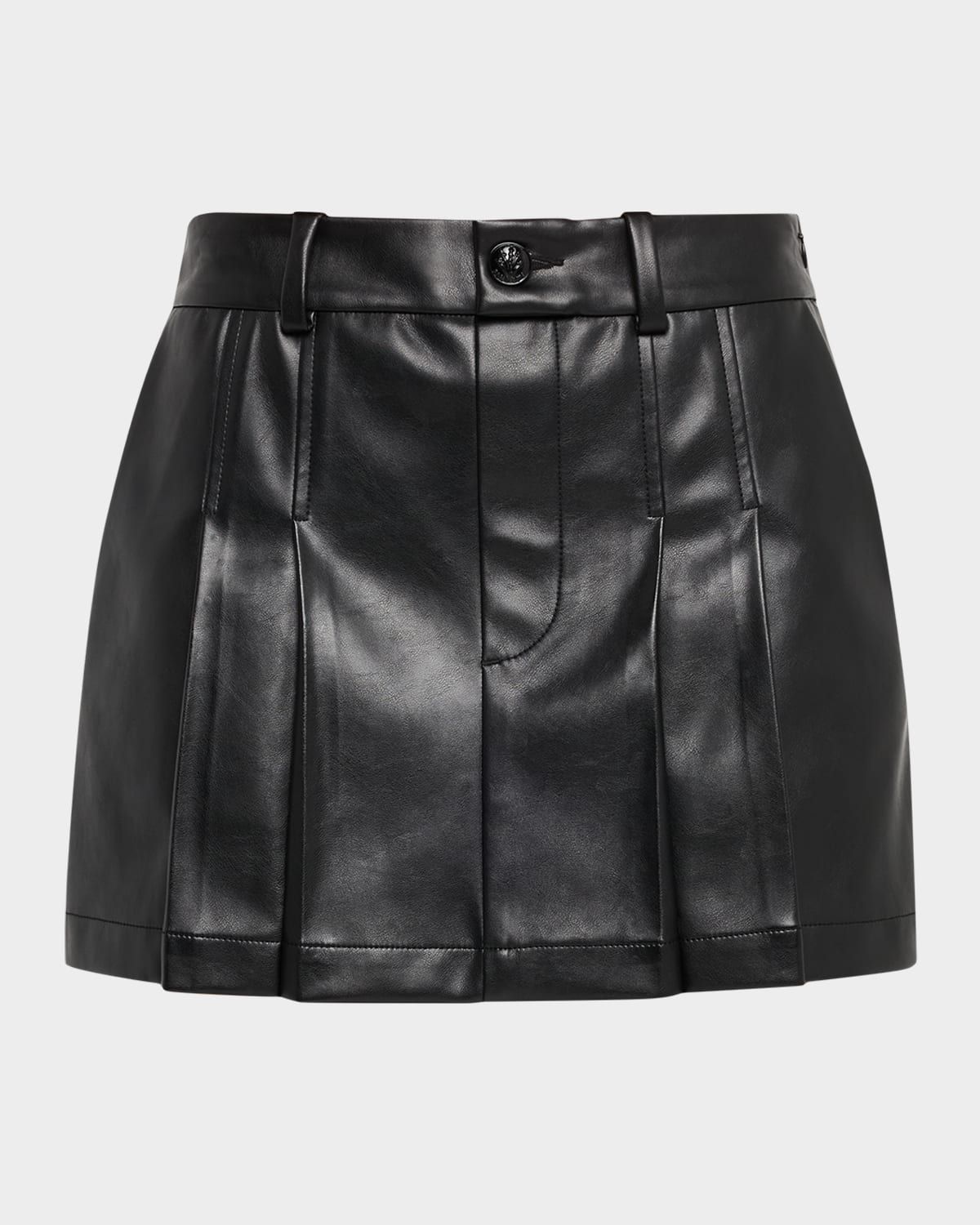 Esme Faux Leather Skort