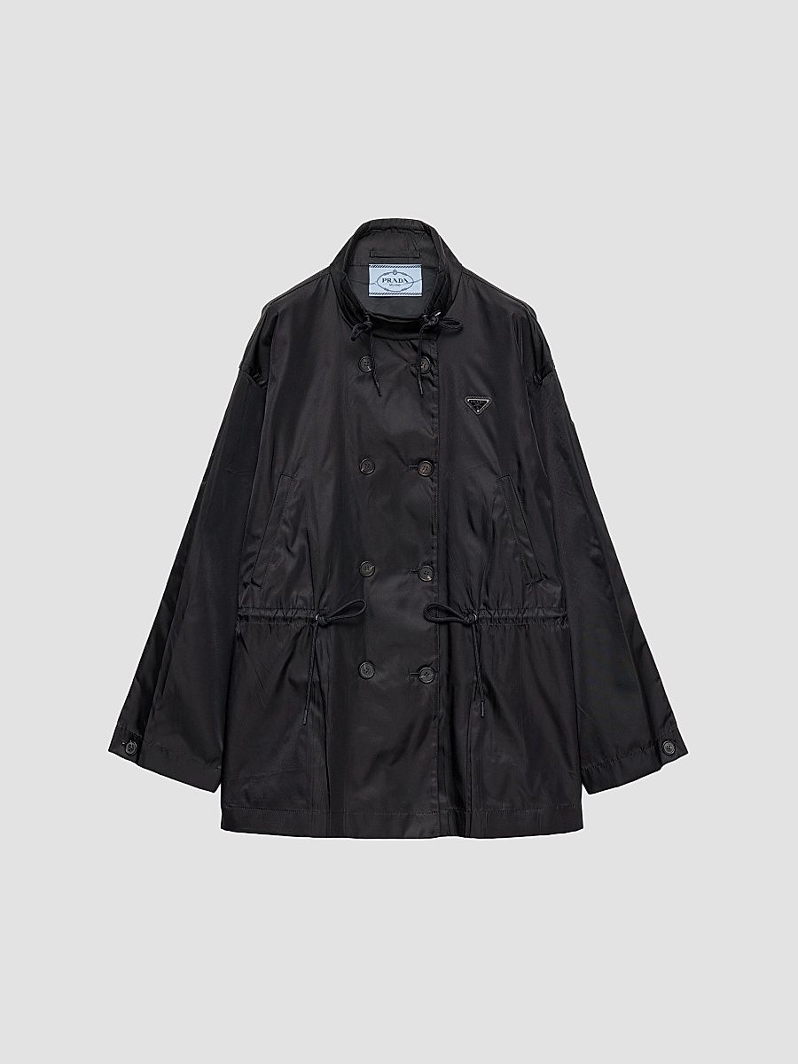 Women's Nylon Rain Jacket - Black - Size 4