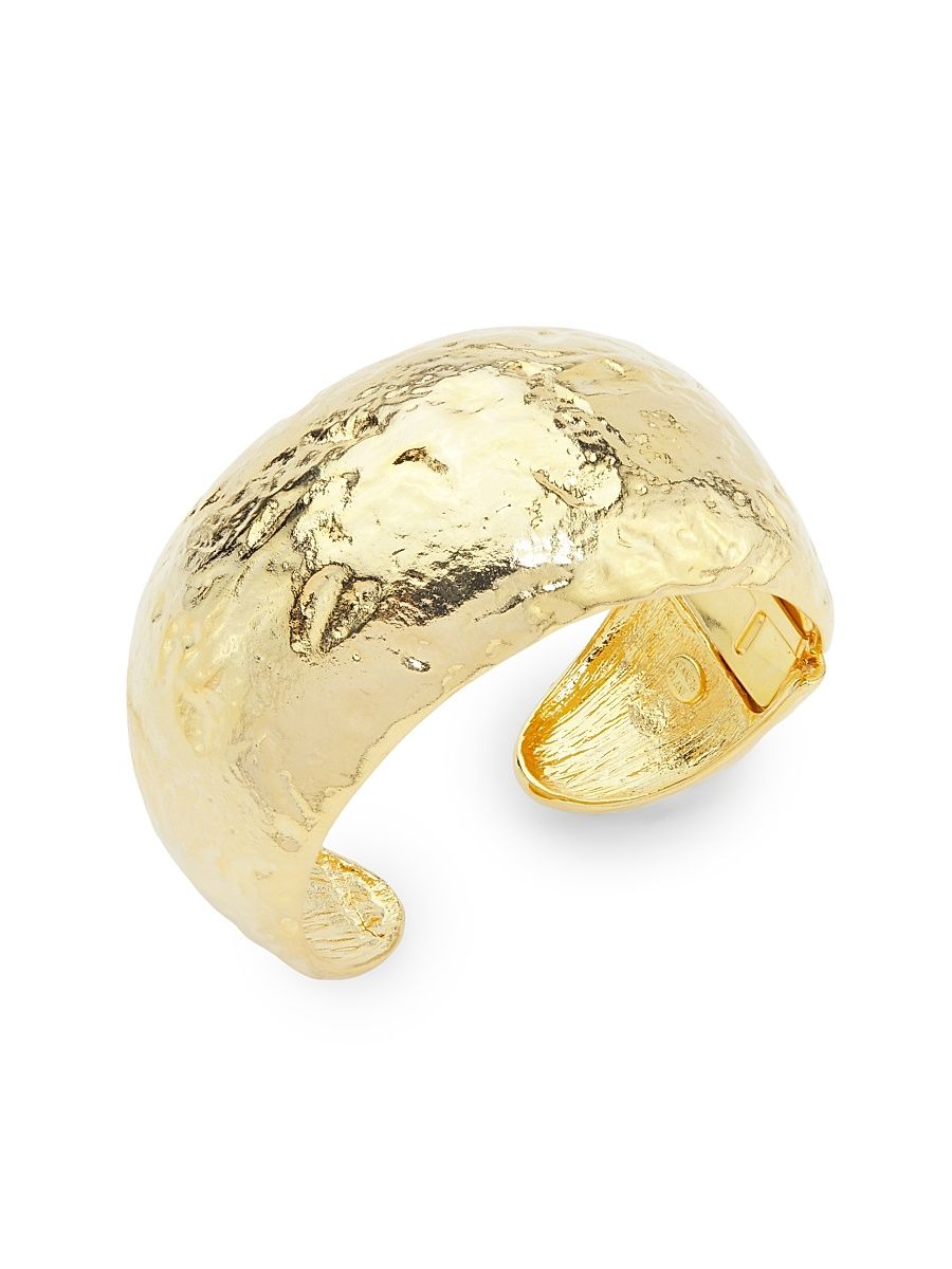 Women's 22K-Gold-Plated Domed Cuff - Gold