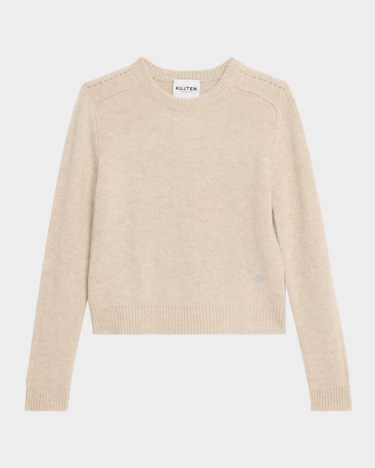 Caroline Saddle-Sleeve Cashmere Sweater