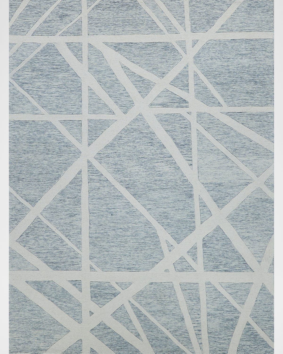 Miami Hand-Tufted Silver/Ivory Rug